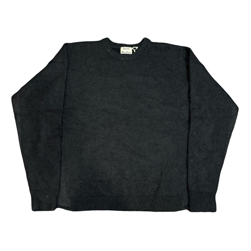 Acne Studios Demi Mix PAW14 Wool Mohair Oversized Black Sweater